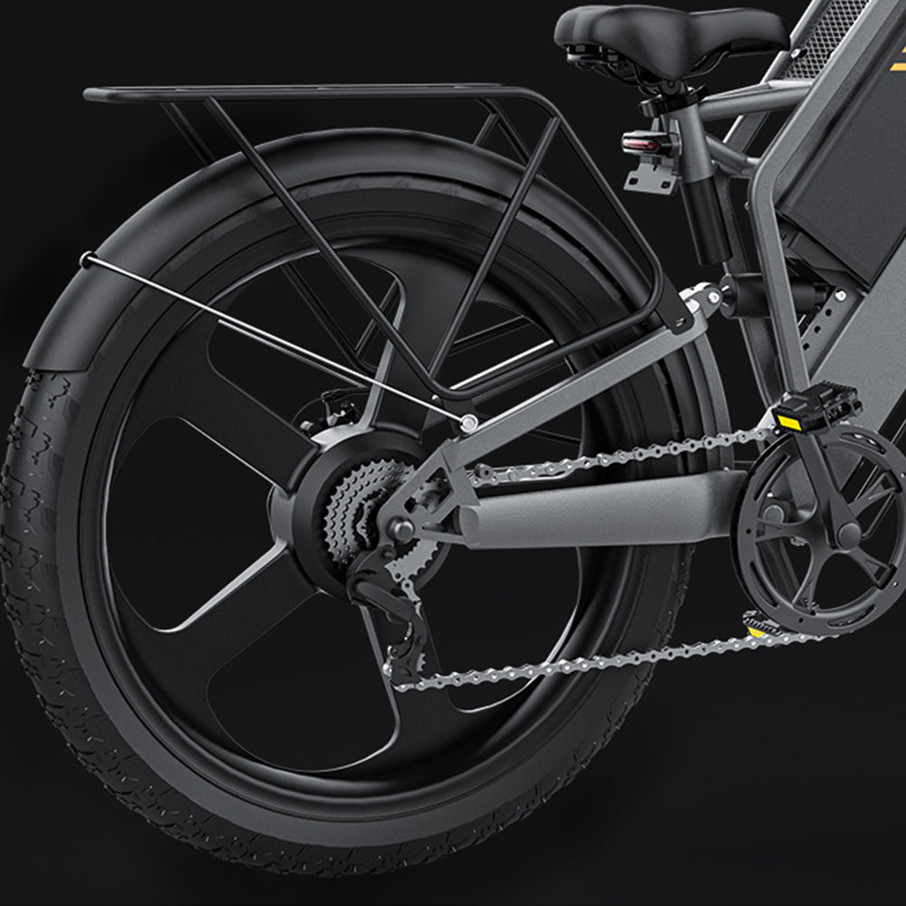COSWHEEL T26 26" Fat Tire Off-Road Electric Bike 1000W Motor 48V 25Ah Battery