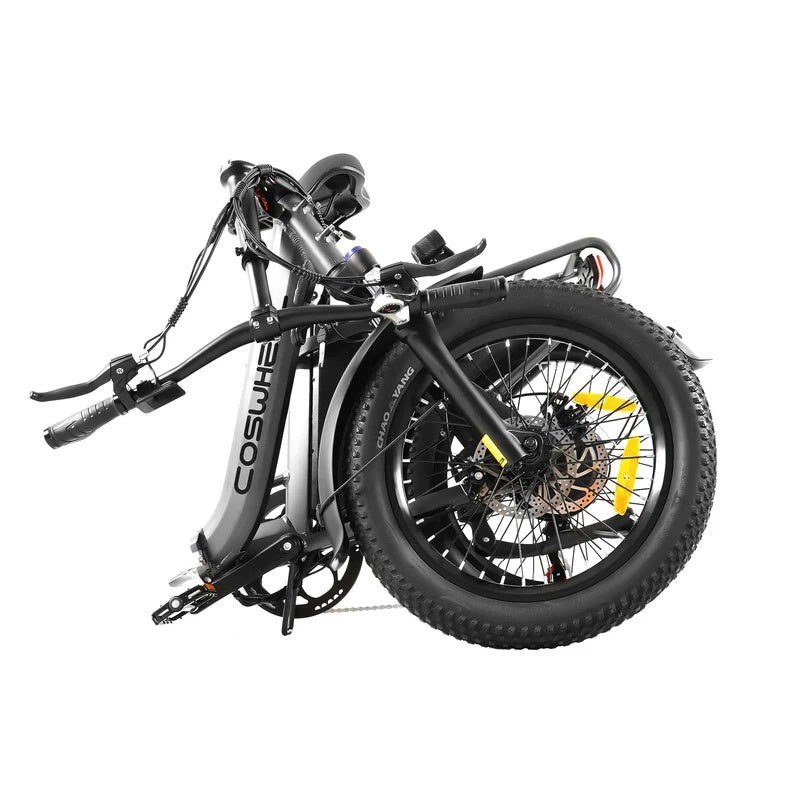 COSWHEEL Y20L 20" Step-Thru Folding Electric Bike 500W Motor 48V 15Ah Battery