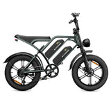 CYCROWN Hunter 20" Retro Electric Dirt Bike 750W Motor 48V 13+13Ah Dual Batteries