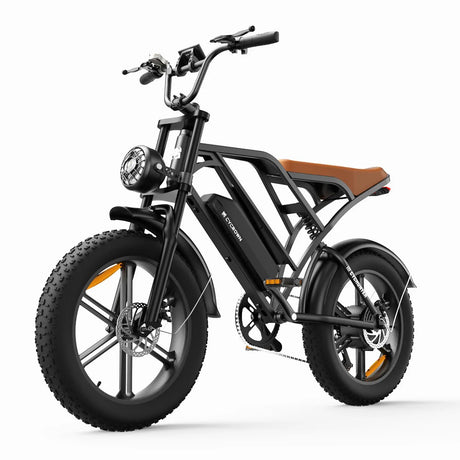 CYCROWN Hunter 20" Retro Electric Dirt Bike 750W Motor 48V 13+13Ah Dual Batteries