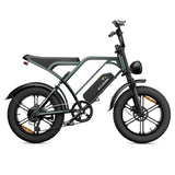 CYCROWN Hunter 20" Retro Electric Dirt Bike 750W Motor 48V 13+13Ah Dual Batteries