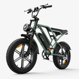 CYCROWN Hunter 20" Retro Electric Dirt Bike 750W Motor 48V 13+13Ah Dual Batteries