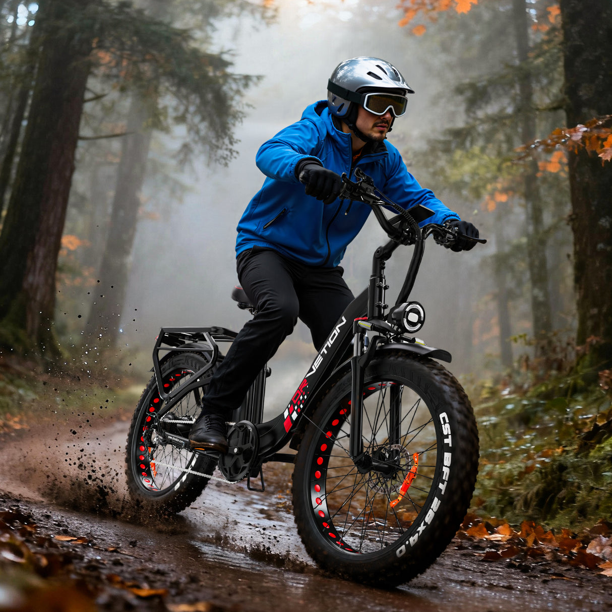 DRVETION CTR26 26" Step-Thru E-Bike 1000W Peak Motor 48V 15AH/20Ah Battery