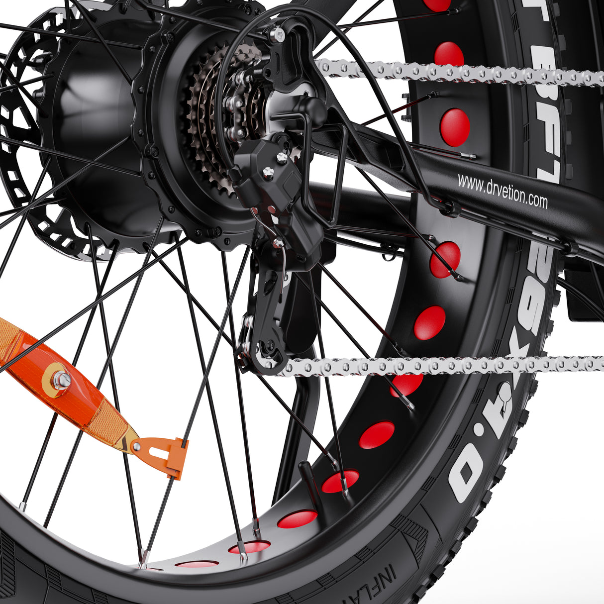 DRVETION CTR26 26" Step-Thru E-Bike 1000W Peak Motor 48V 15AH/20Ah Battery