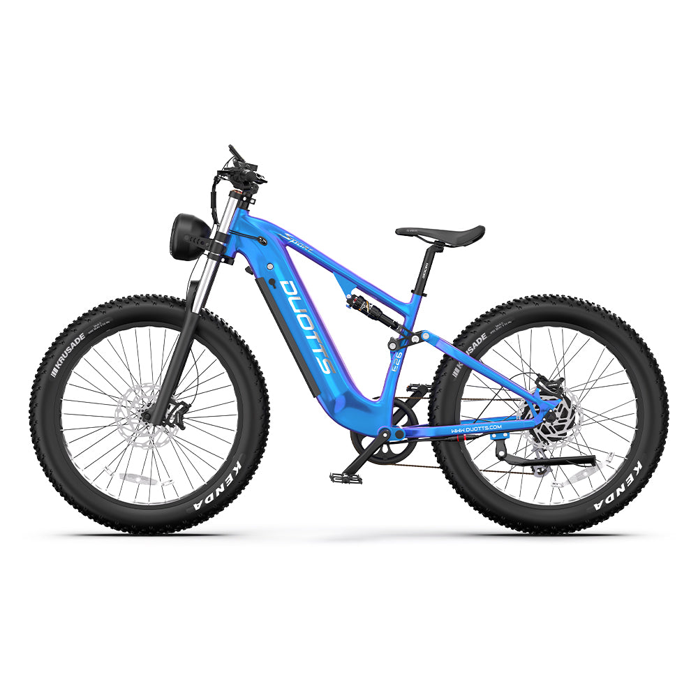 DUOTTS E26 26" Fat Tire Mountain Electric Bike 750W Motor 48V 20Ah Battery