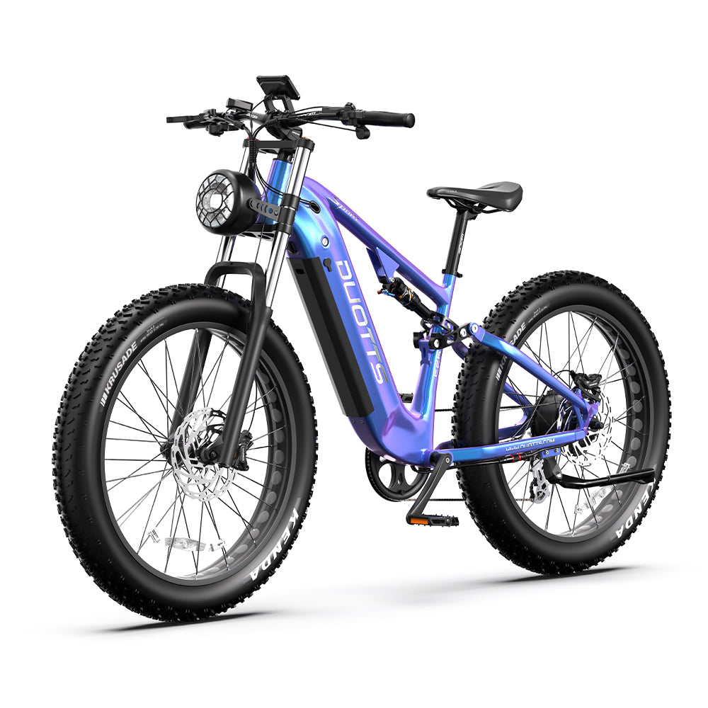 DUOTTS E26 26" Fat Tire Mountain Electric Bike 750W Motor 48V 20Ah Battery
