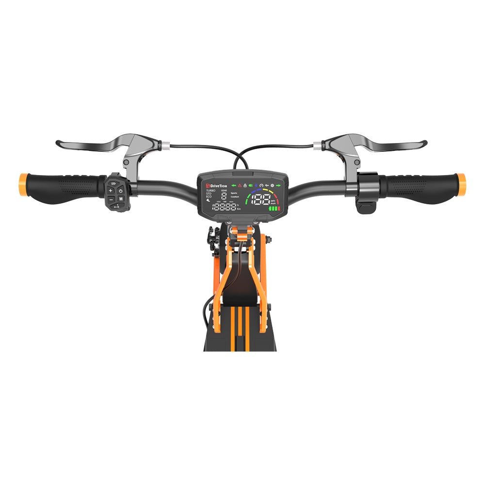 DRIVETRON DT10 10" Off-Road Electric Scooter 1200W*2 Dual Motor 52V 20.8Ah Battery(Turn Signal Version)