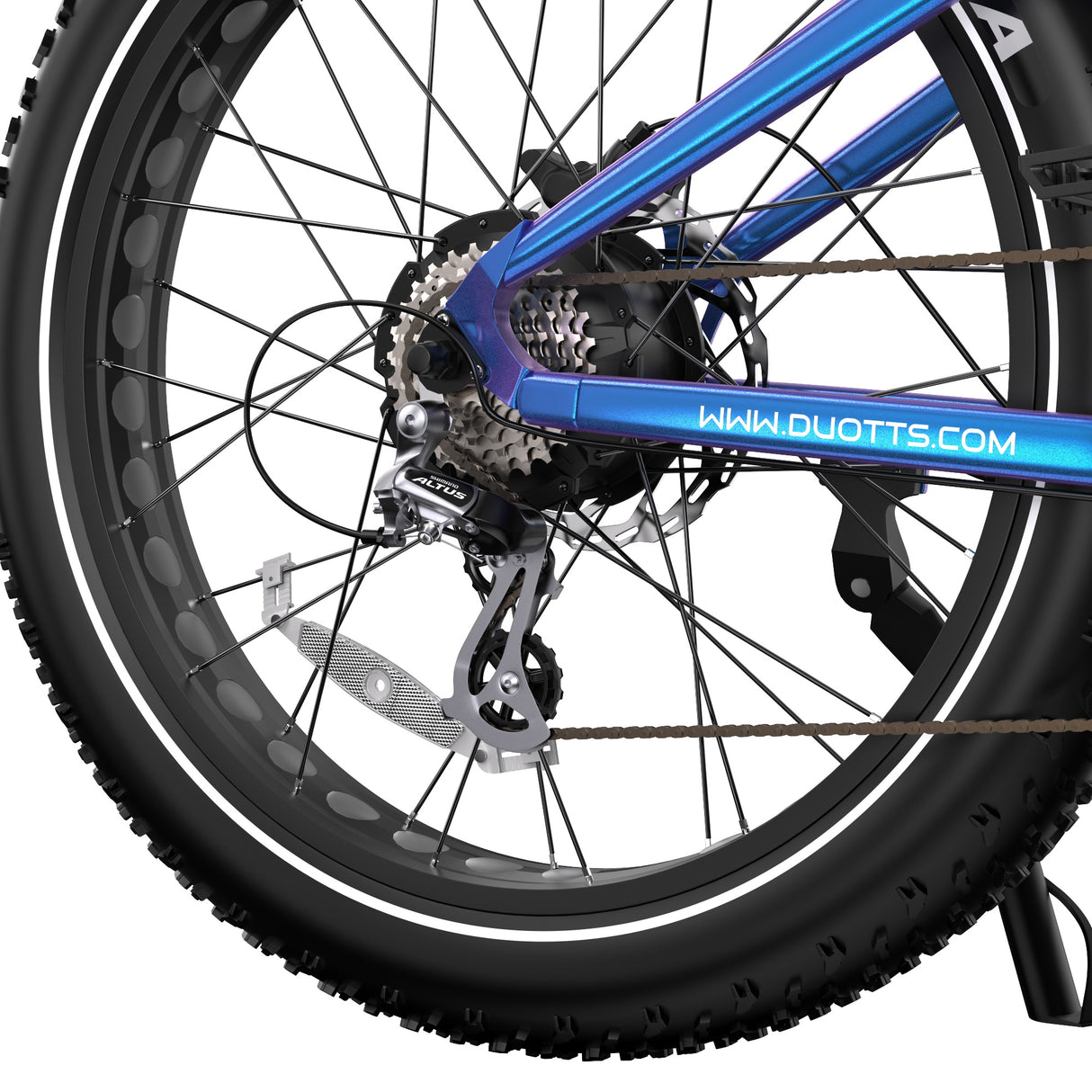 DUOTTS E26 26" SUV Fat Tire Electric Mountain Bike 750W Motor 48V 20Ah Battery