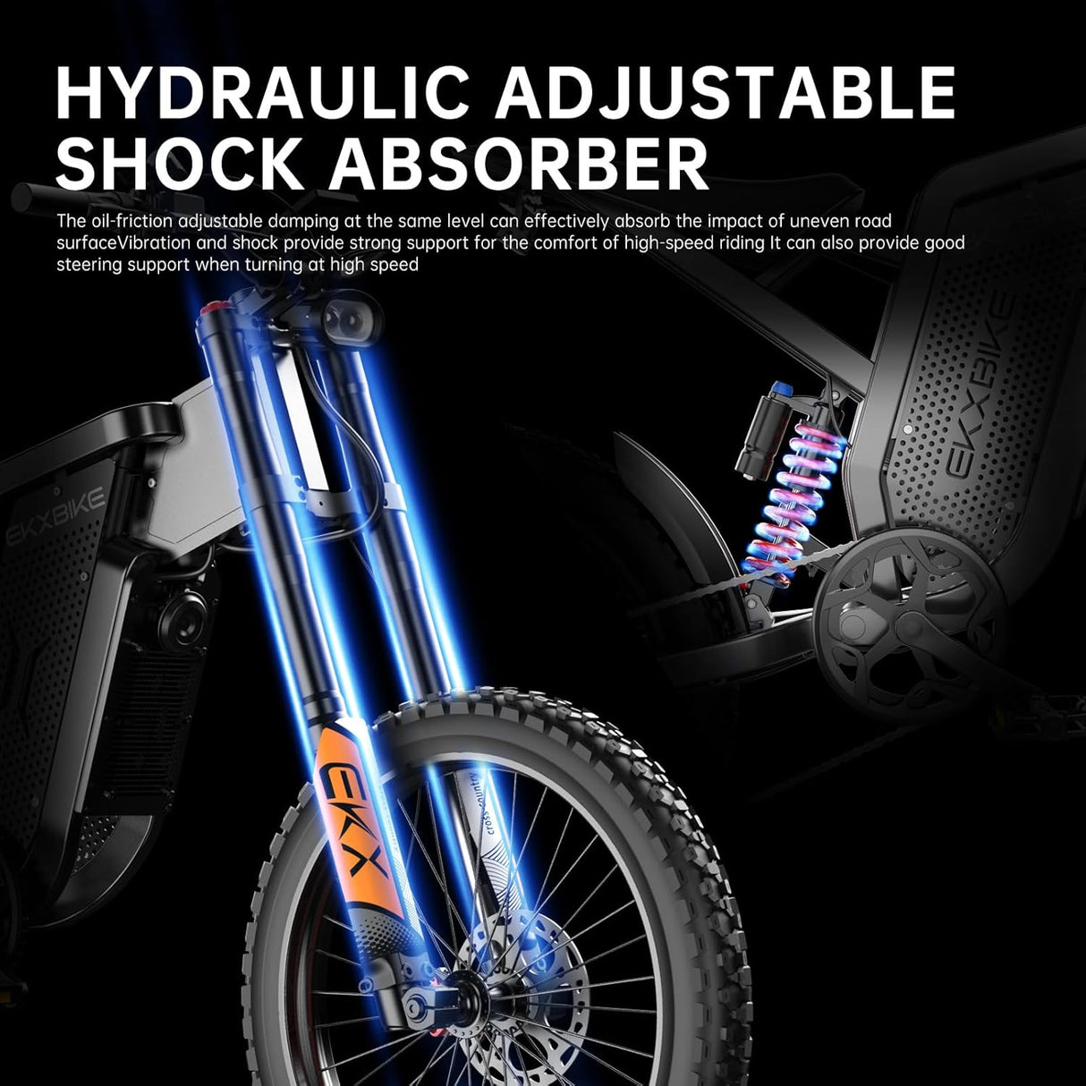 EKXBIKE X21 20" Electric Dirt Bike 2000W Motor 48V 35Ah Battery