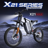 EKXBIKE X21 20" Electric Dirt Bike 2000W Motor 48V 35Ah Battery