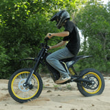 QWAYQ  EM04 Pro 17'' Off-Road  5500W Motor Electric  Dirt Bike for Teens &  Adult 60V 27Ah Battery