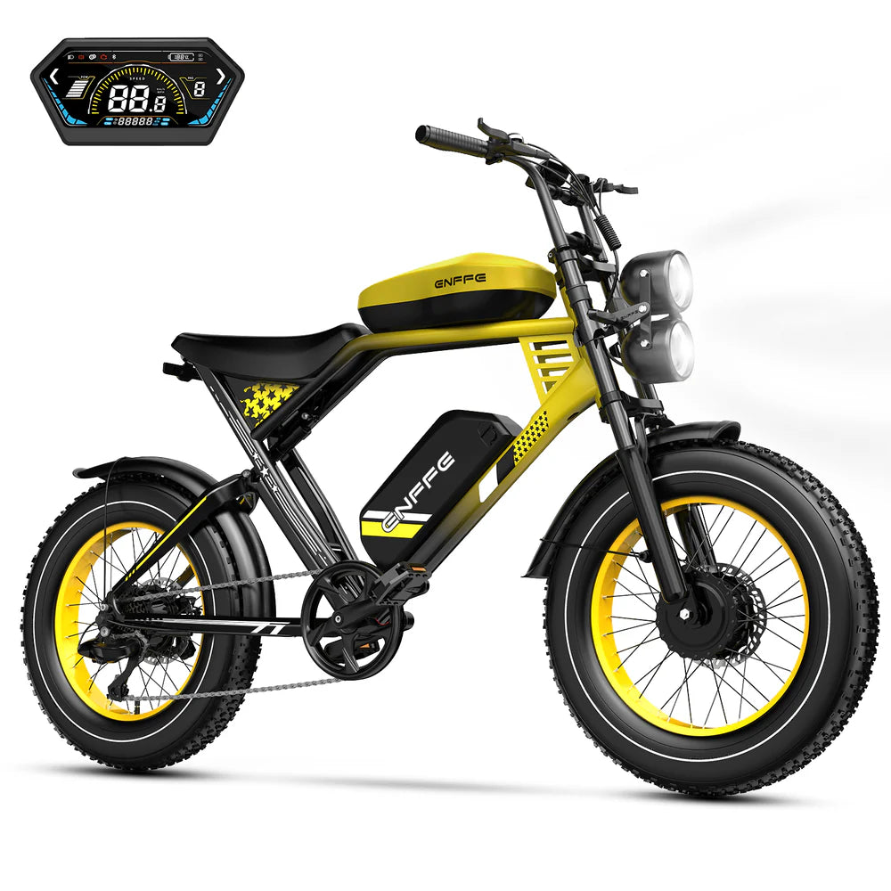ENFFE EAES-2D Ultra 20" Off Road Electric Bike 3000W Dual Motor 48V 45Ah Dual Battery