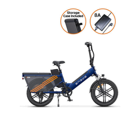 ENGWE LE20 20" Step-Thru Electric Cargo Bike 250W Motor 48V 19.2Ah Battery (Only EU)