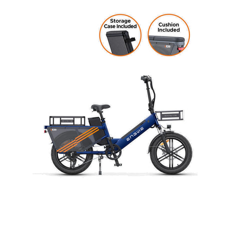 ENGWE LE20 20" Step-Thru Electric Cargo Bike 250W Motor 48V 19.2Ah Battery (Only EU)