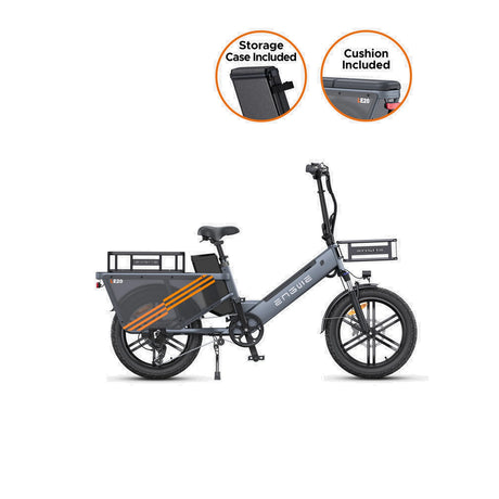 ENGWE LE20 20" Step-Thru Electric Cargo Bike 250W Motor 48V 19.2Ah Battery (Only EU)