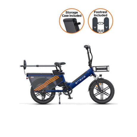 ENGWE LE20 20" Step-Thru Electric Cargo Bike 250W Motor 48V 19.2Ah Battery (Only EU)
