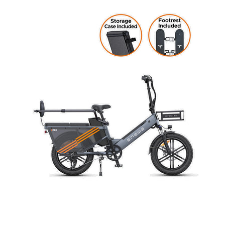 ENGWE LE20 20" Step-Thru Electric Cargo Bike 250W Motor 48V 19.2Ah Battery (Only EU)