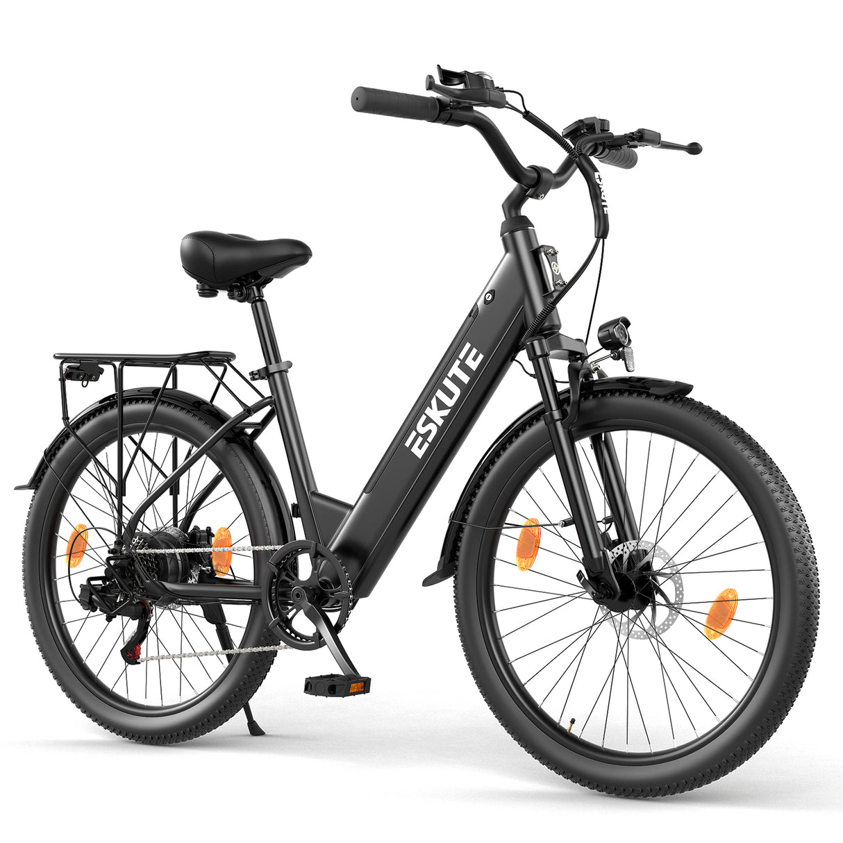 ESKUTE C100 Plus 26" Commuter Electric Bike 250W Motor 36V 13Ah Battery