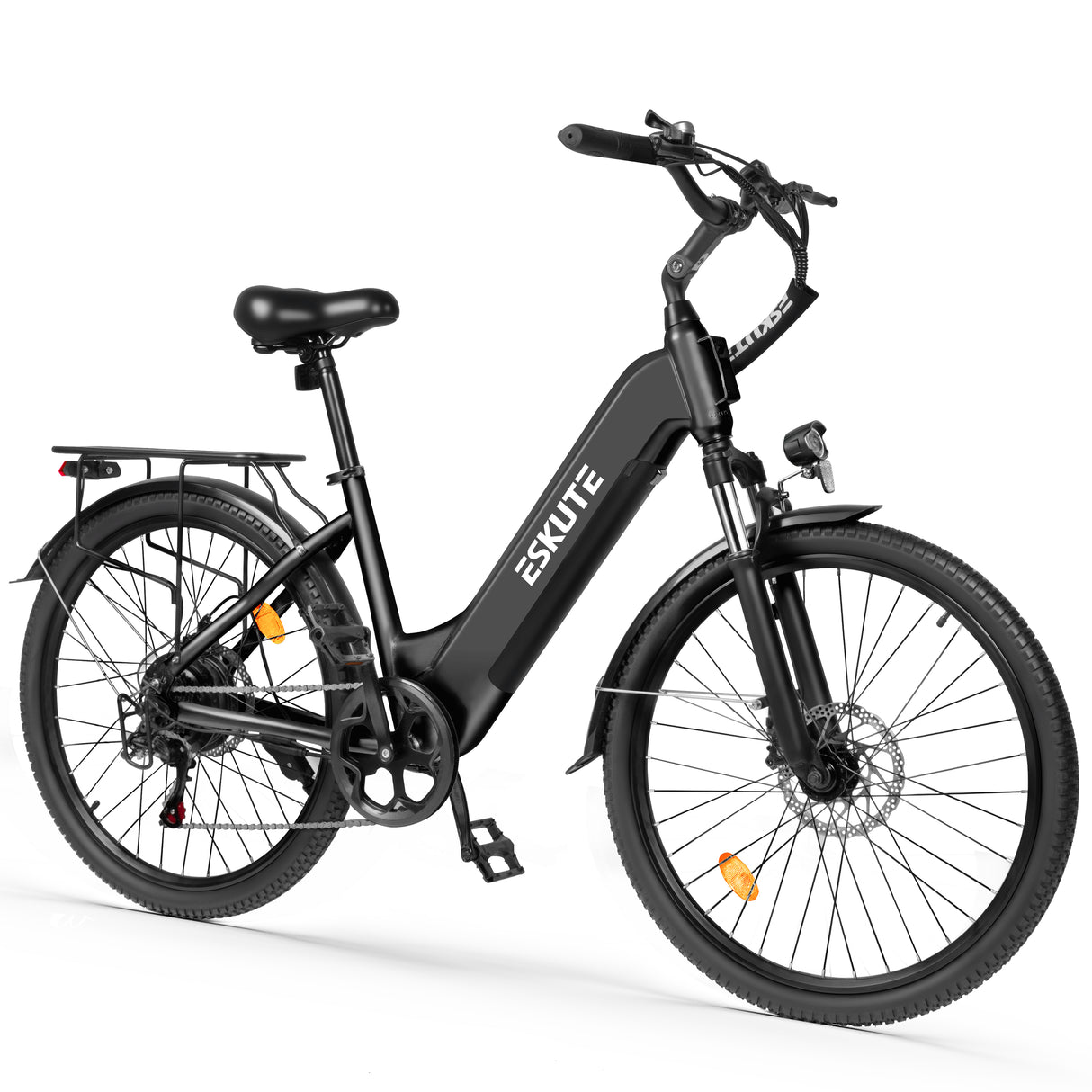 ESKUTE C202 26" Step-Thru E-Bike 250W Motor 48V 17.5Ah Battery
