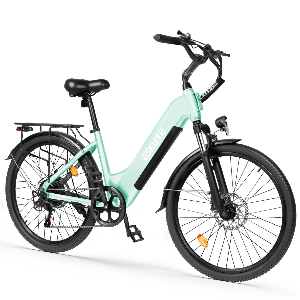ESKUTE C202 26" Step-Thru E-Bike 250W Motor 48V 17.5Ah Battery