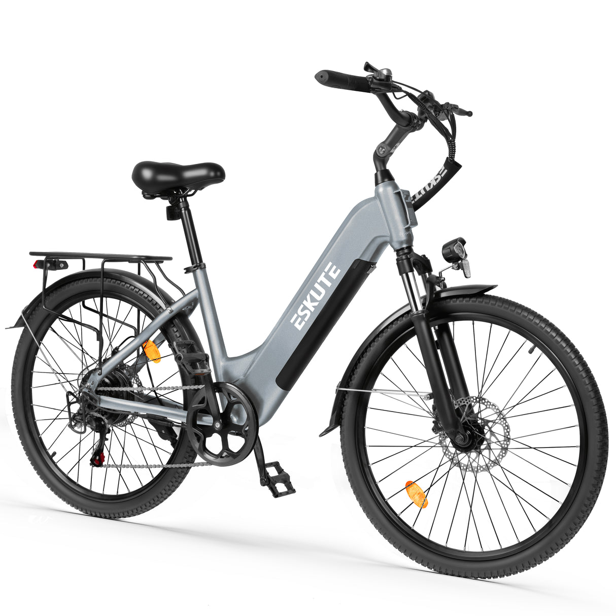 ESKUTE C202 26" Step-Thru E-Bike 250W Motor 48V 17.5Ah Battery