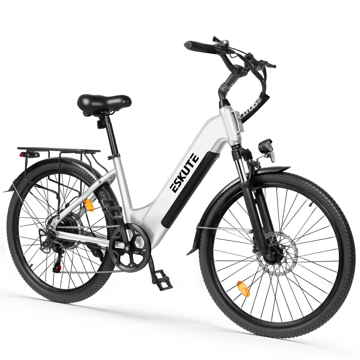 ESKUTE C202 26" Step-Thru E-Bike 250W Motor 48V 17.5Ah Battery