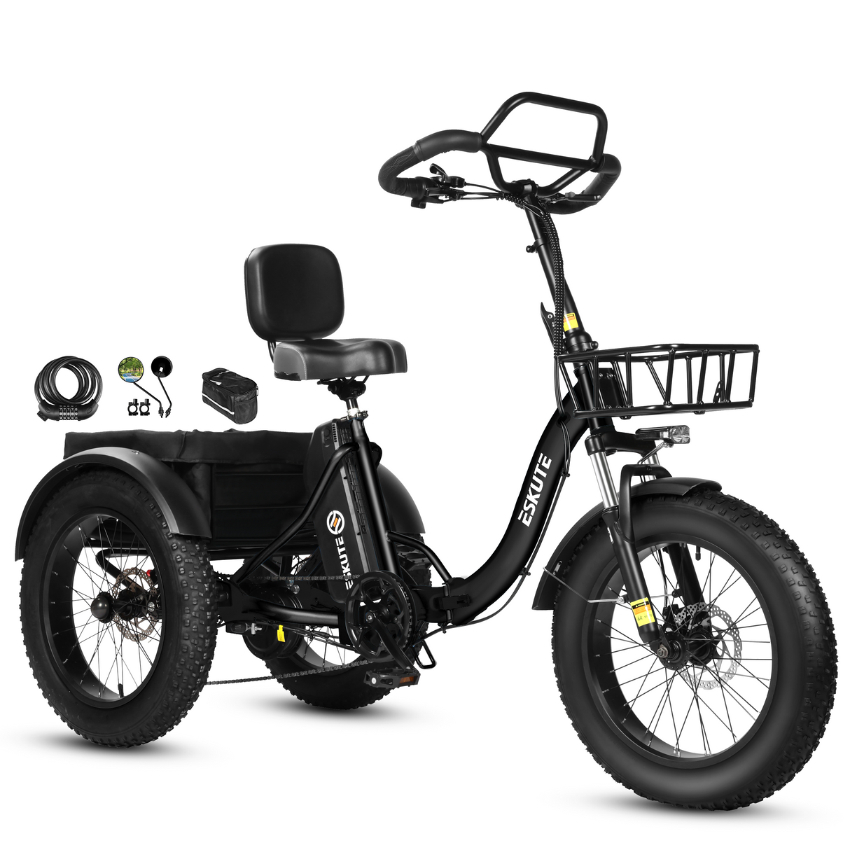 ESKUTE T302 PRO 20" Cargo E-Bike 250W Motor 48V 20.8Ah Battery