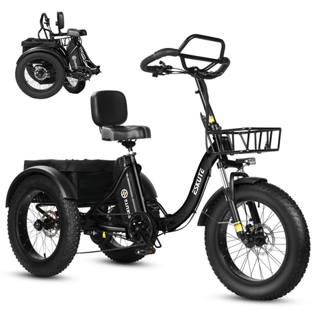 ESKUTE T302 PRO 20" Cargo E-Bike 250W Motor 48V 20.8Ah Battery