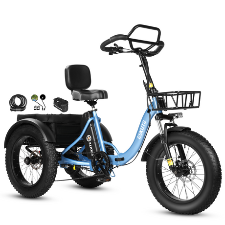 ESKUTE T302 PRO 20" Cargo E-Bike 250W Motor 48V 20.8Ah Battery