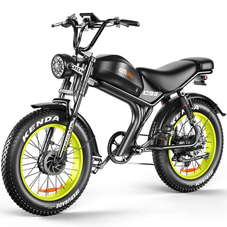 EMOKO C93 20" Fat Tire Electric Off-Road Bike 2000W Dual Motor 48V 23Ah Battery