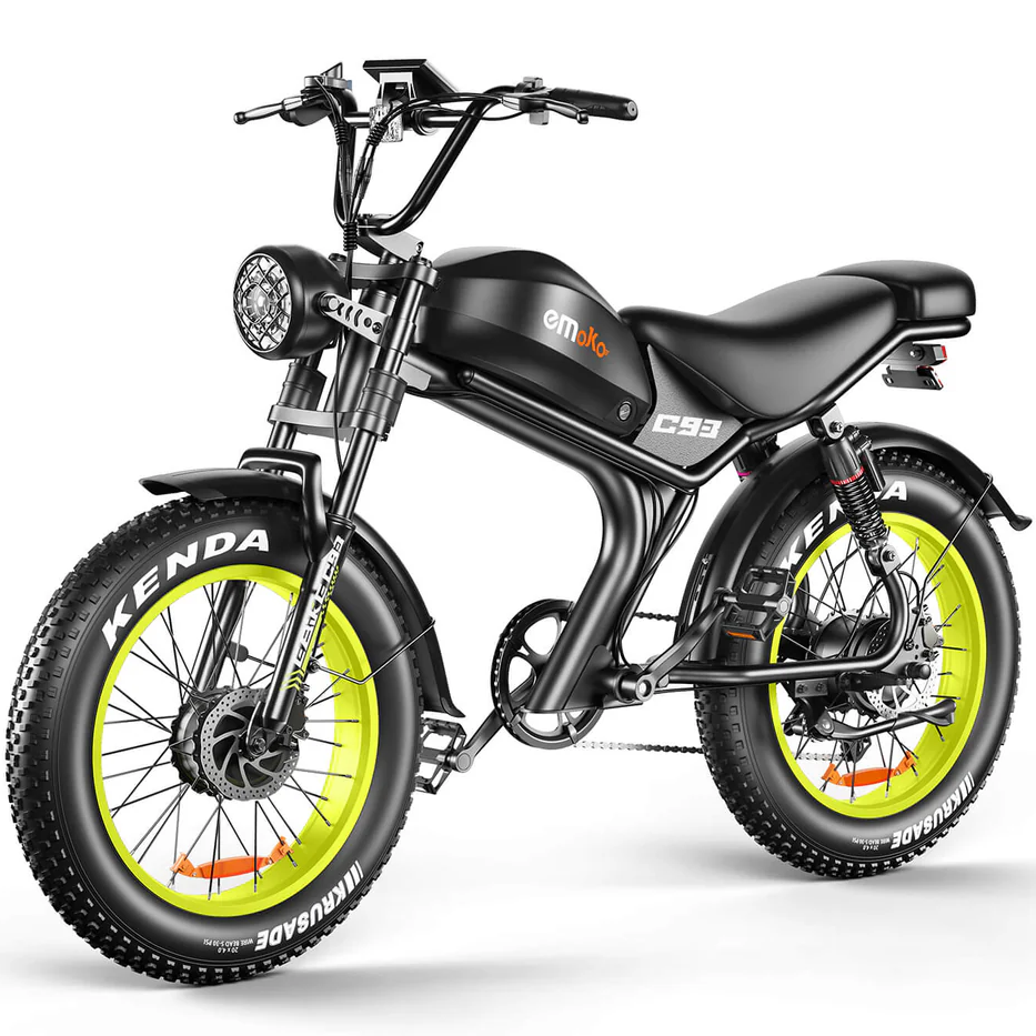 EMOKO C93 20" Fat Tire Electric Off-Road Bike 2000W Dual Motor 48V 23Ah Battery
