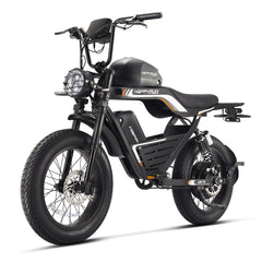 HAPPYRUN G100 Pro Global Comme Morative Electric Bikes All-Terrain Electric Motor Bike 3000w Motor 18Ah + 15Ah Dual Battery