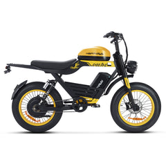 HAPPYRUN G100 Pro Global Comme Morative Electric Bikes All-Terrain Electric Motor Bike 3000w Motor 18Ah + 15Ah Dual Battery
