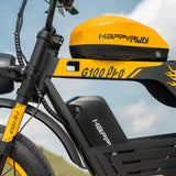 HAPPYRUN G100 Pro Global Comme Morative Electric Bikes All-Terrain Electric Motor Bike 3000w Motor 18Ah + 15Ah Dual Battery