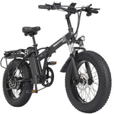 RIDSTAR G20 20″ Fat Tire Electric Foldable Bike 1000W Motor 48V 14Ah Battery