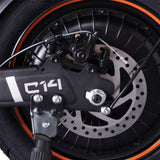 GELEIPU C14 14"Electric Scooter 500W Motor 48V 17.5Ah Seat and Cargo Carrier