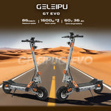 GELEIPU GTEVO 11" All-Terrain Electric Scooter 1600W*2 Dual Motors 60V 36Ah Battery