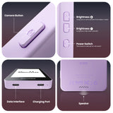 GEMMEE G100 Selfie Monitor with Stand 3000mAh Battery 3.97" Screen for iPhone/Android