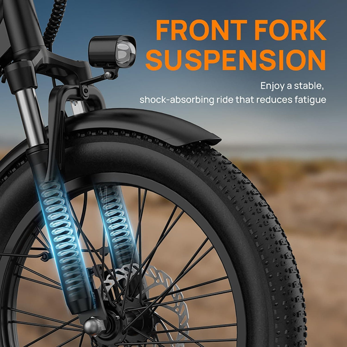 GLEERIDE EC540 20" Electric City Bike Peak 1000W Motor 48V 15Ah Battery