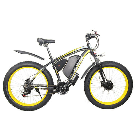 GOGOBEST GF700 26*4'' Fat Tire Electric Mountain Bike 500W Motor 48V 17.5Ah Battery