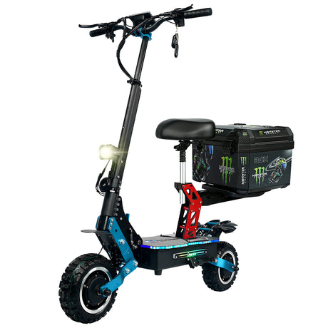 GLEERIDE H5 11" Off-Road Electric Scooter 3000W*2 Dual Motor 60V 30Ah LG Battery