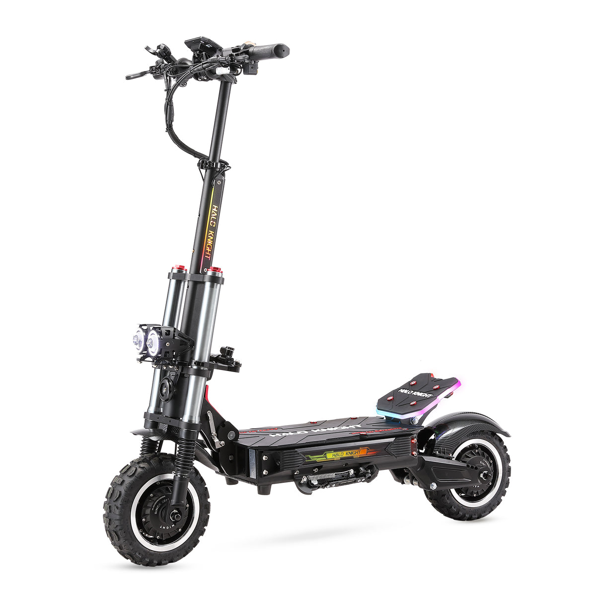 HALO KNIGHT T107 Pro 11" Foldable Electric Scooter 3000 W*2 Dual Motor 60V 38.4 Ah Battery