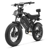 HAPPYRUN G70 Pro 20" Electric Cargo Bike 5000W Peak Dual Motor 48V 15Ah+18Ah Dual Batteries