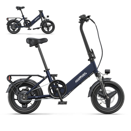 HILLMILES Mile 1 14" Step-through E-bike For Women 250W Motor 36V 10.4Ah Battery