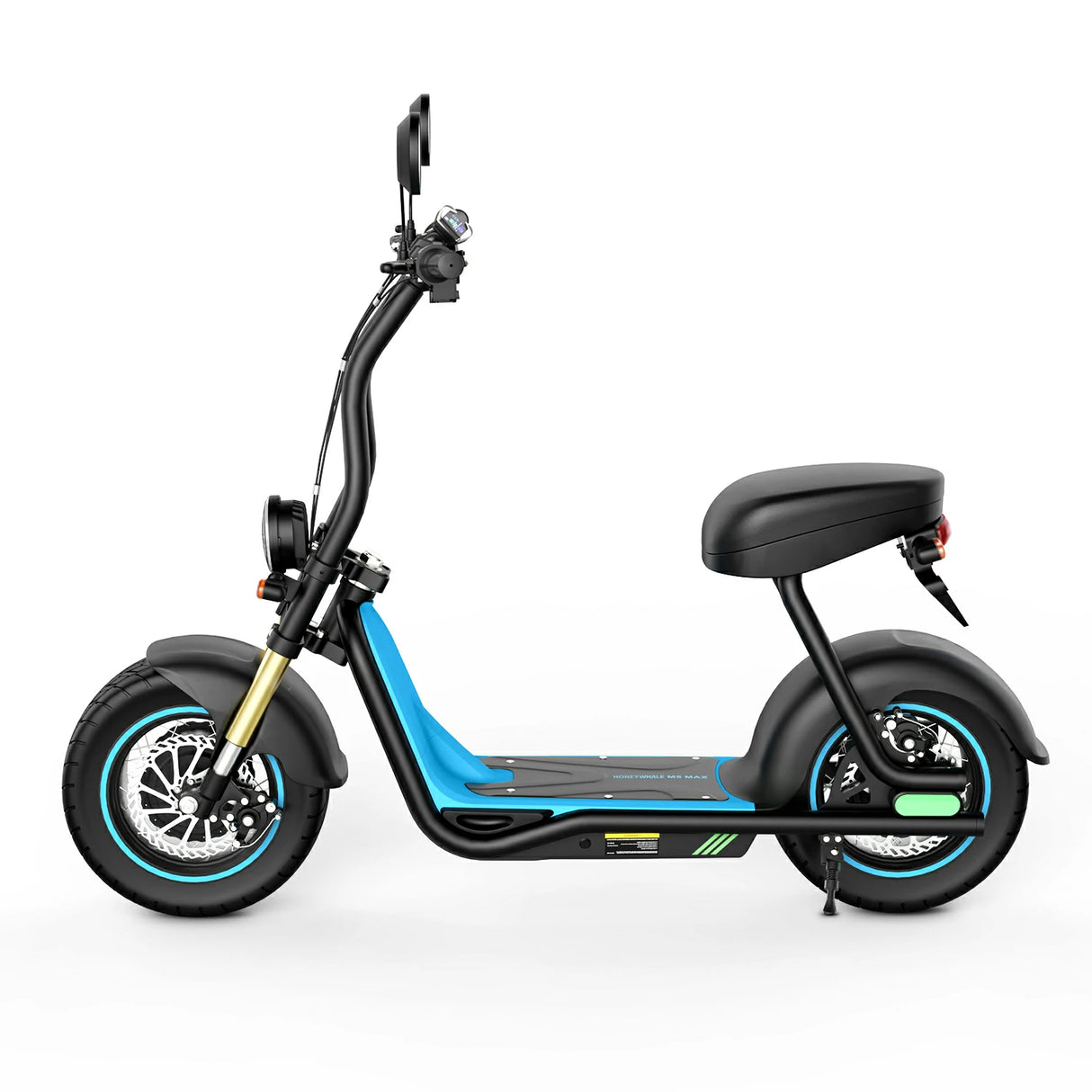 HONEYWHALE M5 MAX 14" Commuter Electric Scooter with Seat 1000W Motor 54.6V 13Ah Battery