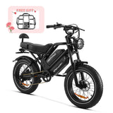 HAPPYRUN G70 20" Electric Cargo Bike with Long Range 2000W Motor Dual 20Ah+18Ah Batteries