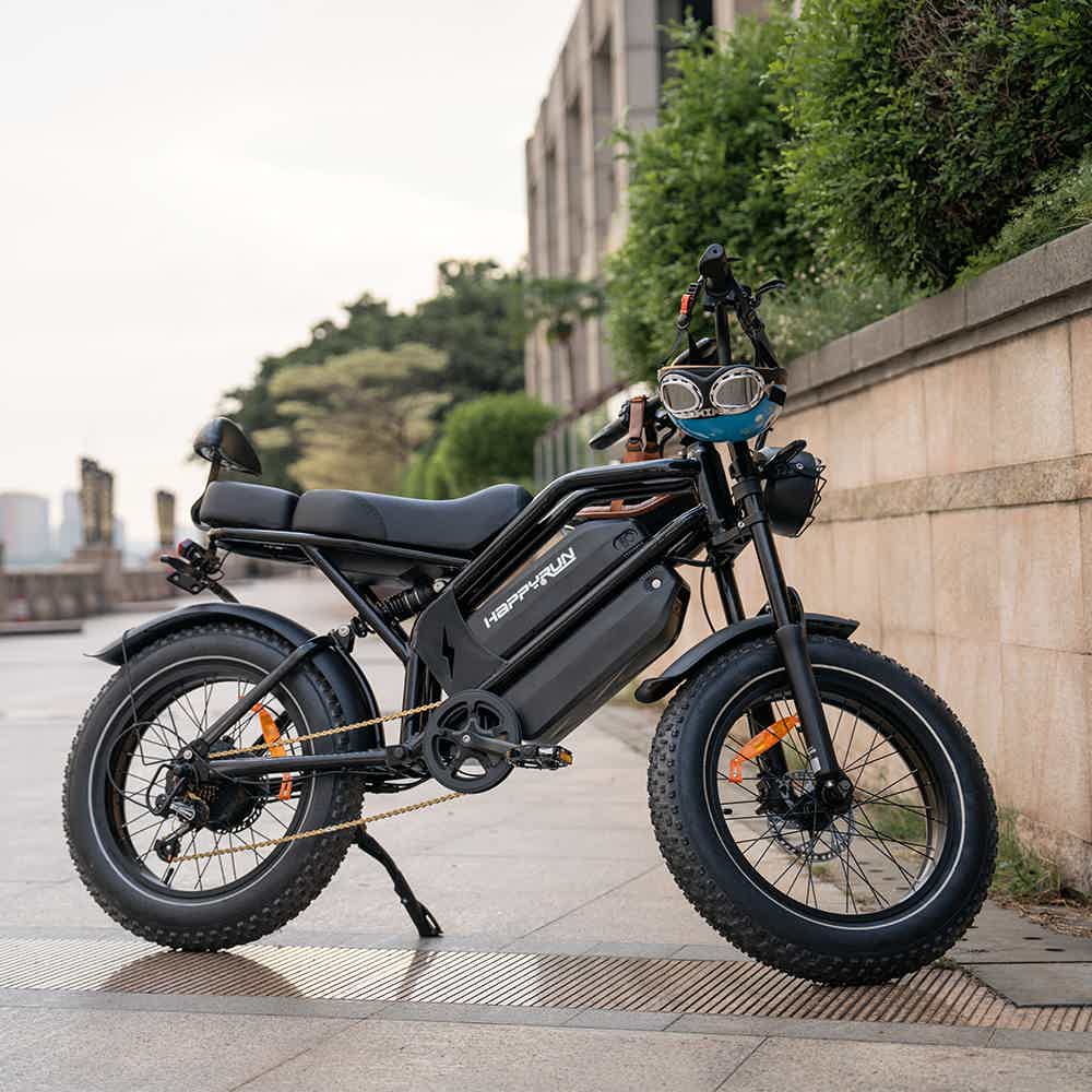 HAPPYRUN G70 20" Electric Cargo Bike with Long Range 2000W Motor Dual 20Ah+18Ah Batteries