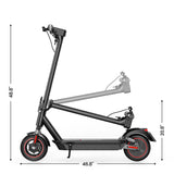 ISCOOTER I10 Max 10" Folding Commuter Electric Scooter 750W Motor 48V 15.6Ah Battery