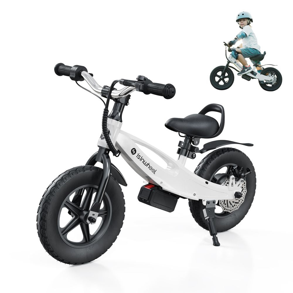 ISINWHEEL SK12 Electric Balance Bike for Kids 150W Motor 18V 2.5Ah Bat