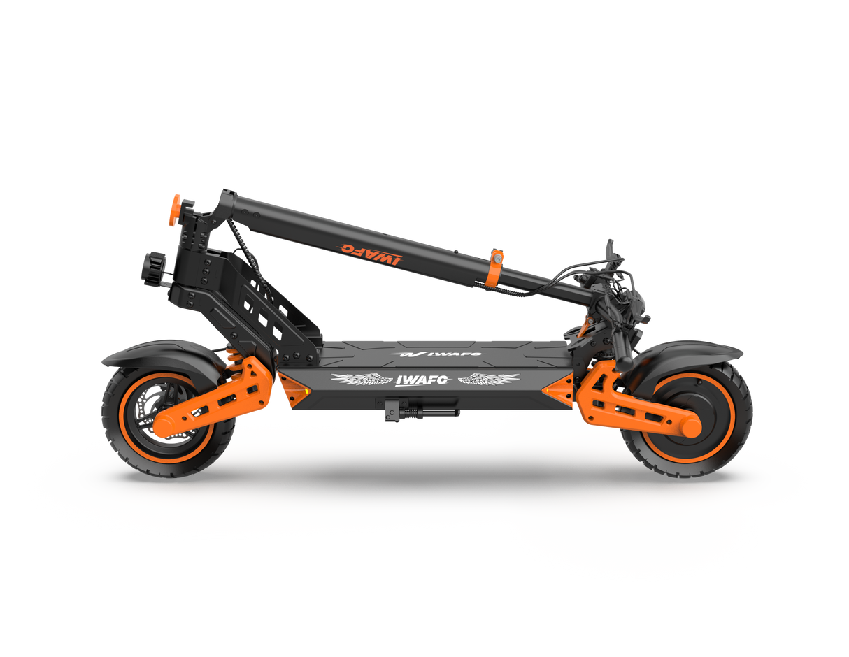 IWAFO IS2 10" Seated E-Scooter 800W Motor 48V 15Ah Battery